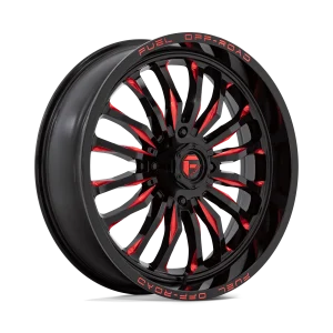Fuel UTV – D822 ARC UTV – Black – 22″x7″ 13mm – Summer Wheels – D8222270A644